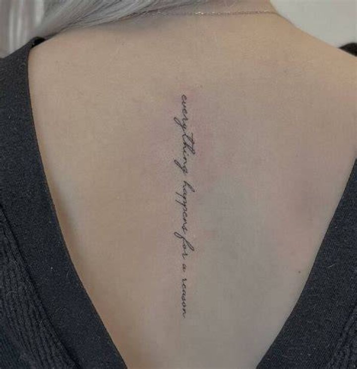 50+ Inspirational Spine Tattoo Ideas for Women with Meaning MyBodiArt