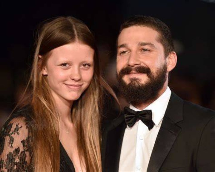 Shia LaBeouf kisses wife Mia Goth as they reunite two years after split
