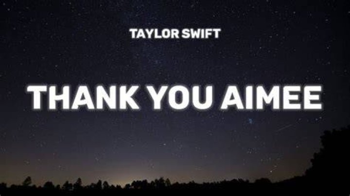 Uncovering The Significance Of "Thank You, Aimee": A Comprehensive Guide
