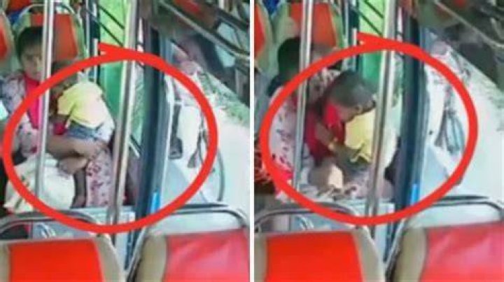 Watch Shocking CCTV Footage: Mother And Child's Encounter